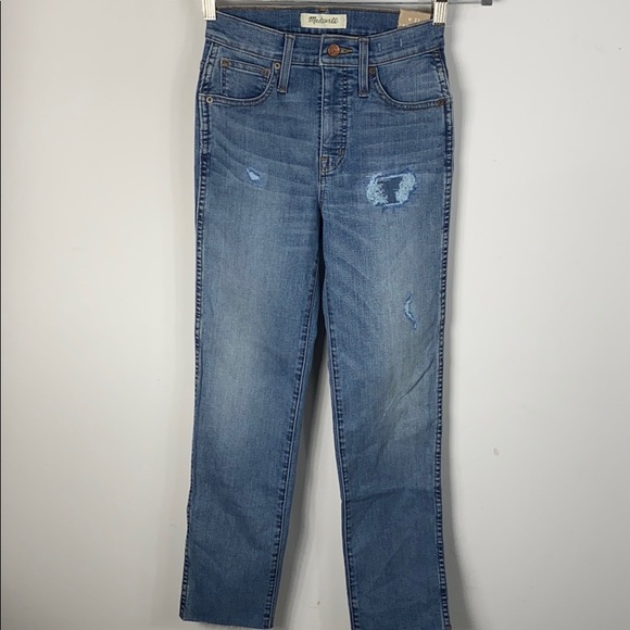 NWT Madewell Slim straight crop size 23 - Picture 3 of 6